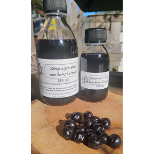 Sirop aigre-doux aux baies d&rsquo;aronia