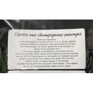 Risotto aux champignons sauvages