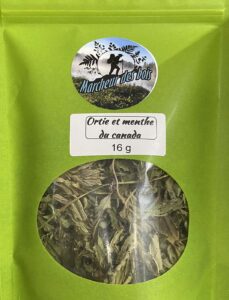Ortie et menthe du Canada